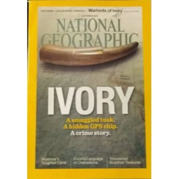 National Geographic September 2015 Magazine Featuring "Ivory: A Smuggled Tusk A - Picture 4 of 4